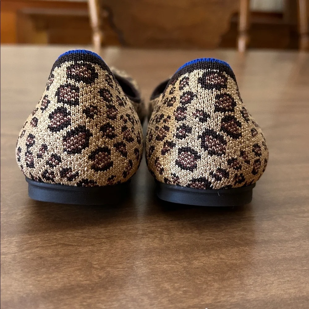 Rothy's Cheetah Loafers Animal Leopard Spot Print Slip Ons Flats Womens 8 Ii